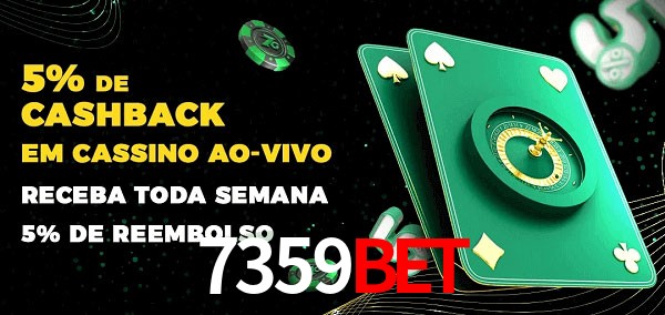 Promoções do cassino ao Vivo 7359bet